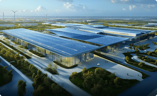 新疆零碳算力园区案例图