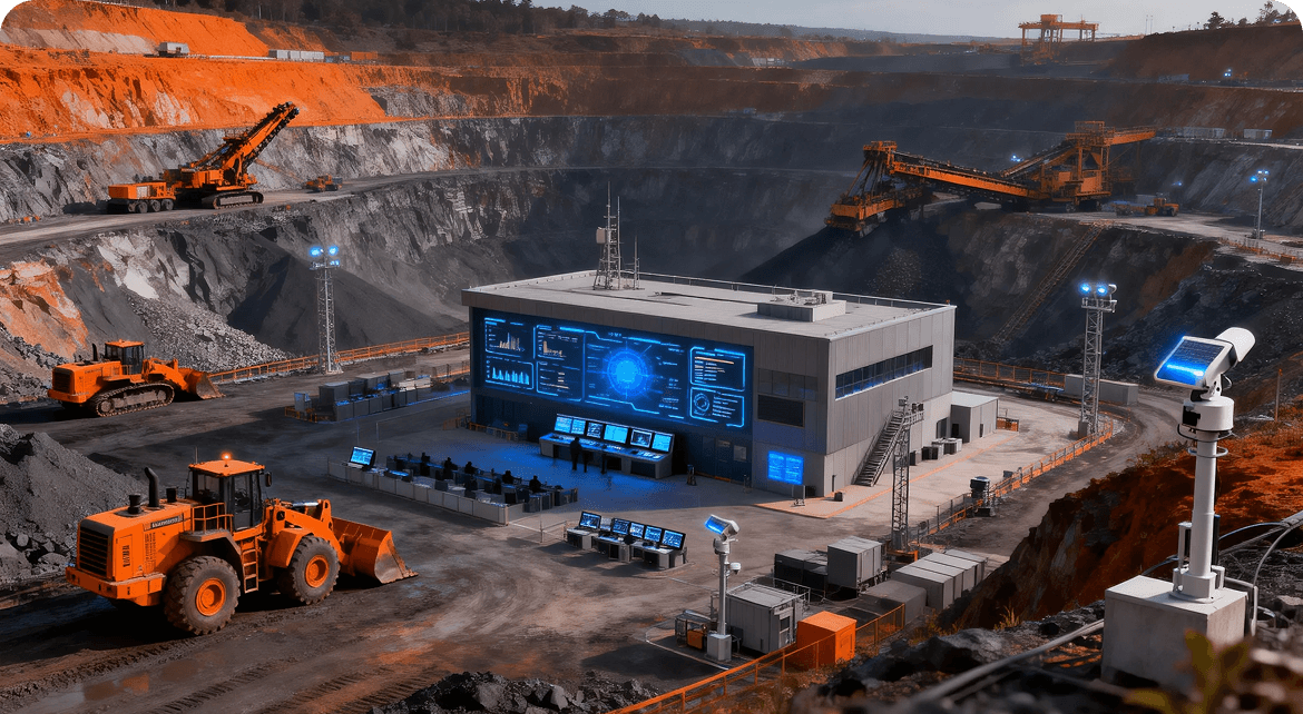 玉溪矿业智能管控平台场景图